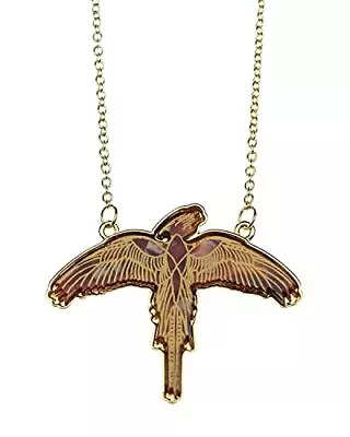 Harry Potter Fawkes Phoenix Necklace Flying Companion Pendant - Official Jewelry • $10.95