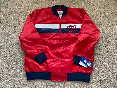 Starter Washington Nationals Full-Zip Jacket Men 3XL • $79.95