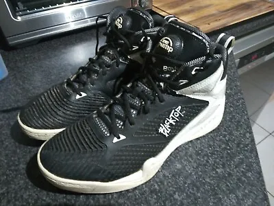 Reebok Blacktop Basketball Shoes Mens Size Us 12 Black/White HIghtops • $350