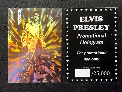 (2)x Elvis Presley RockStreet Hologram 1993 Promotional Music Trading Cards • $6.99