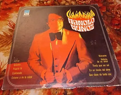 Manolo MuÑoz  Llamarada  Garage Rock Baladas Romanticas A Go Go Rare Lp Vg • $9.99