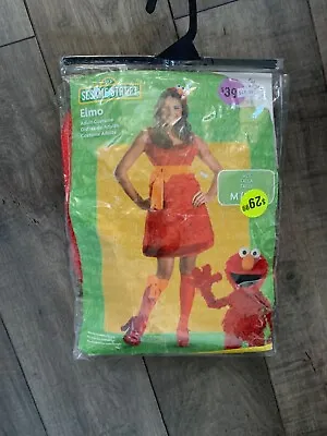 Sesame Street Elmo Costume Kit Halloween Adult Medium Large • $28