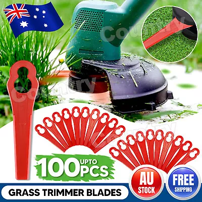 Up To 100pcs Plastic Grass Trimmer Blade For Ozito Kuller Bosh Garden Lawn AU • $6.85