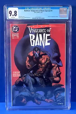 Batman: Vengeance Of Bane Special #1 Comic Book 1st App Bane DC 1993 CGC 9.8 • £288.74