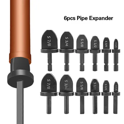 6X Pipe Expander Tool Exhaust Pipes Triangle Or Hex Shank Air Conditioning Parts • $21.80