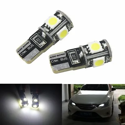 T10 501 W5W LED Side Indicator Dome License Number Plate Lights White No Error • $3.67