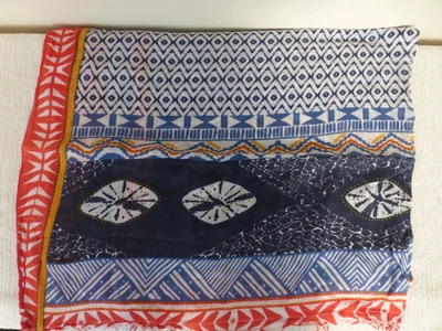 £9.99 • Buy Miss Captain Tortue Ethnic Print Scarf/Wrap