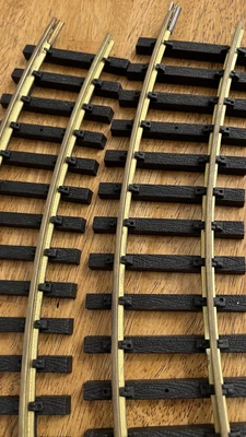 $11.99 • Buy 12 Pieces Aristocraft G Scale Brass Track (US Style/ 14 Ties Per Ft) 4' Diameter
