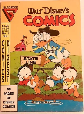 Gladstone 1987 Walt Disney’s Comics 1st Issue Carl Barks Art • $20