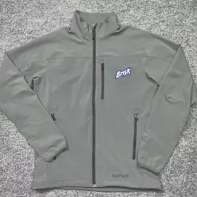 Marmot Tempo Jacket Coat Mens Medium Gray Outdoors Casual BRISK Logo • $24