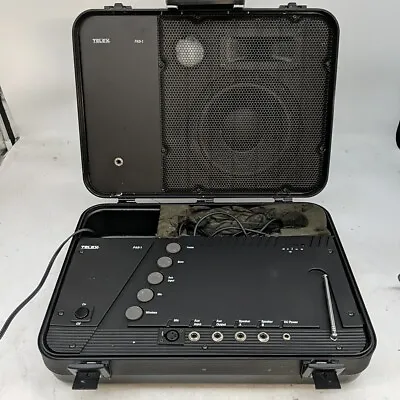 TELEX PAS-1 Wireless Microphone System With Amp In Carrying Case • $33