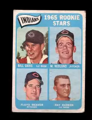 1965 Topps #546 Davis/hedlund/weaver/barker Poor (rc) Indians Rookies *bps4915 • $1.75