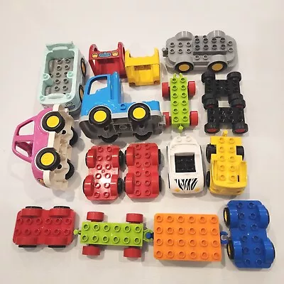 LEGO DUPLO Mixed Car Vehicle Truck Parts Wheels Bulk Lot Bundle  • $49.90