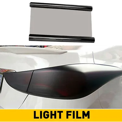 Matte Black Headlight Taillight Fog Light Tint Film Wrap Sticker ProtectorFilm • $9.49