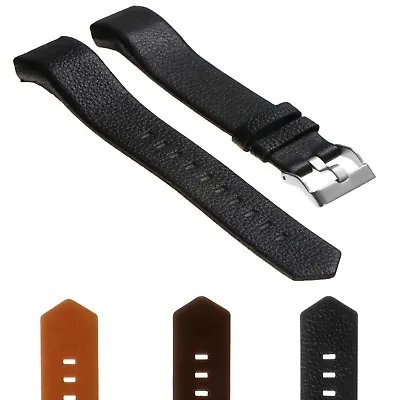 $29.60 • Buy StrapsCo Genuine Leather Replacement Watch Band Strap For Fitbit Charge 2