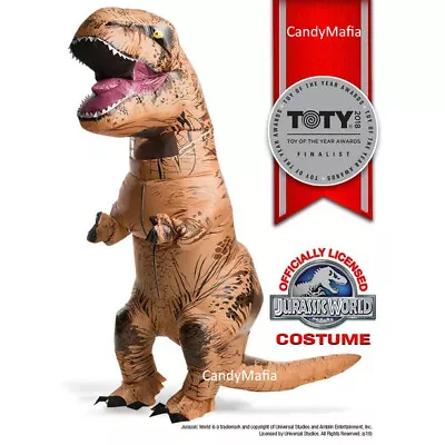 T-REX Dinosaur Inflatable CHILD Costume Suit Outfit Battery Powered Fan: Kids • $39.95