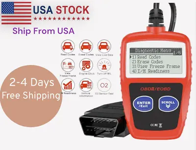 Automotive OBD Code Reader OBD2 Scanner Car Check Engine Fault Diagnostic Tool J • $39.99