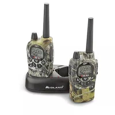 New Midland Multi-Channel 36-Mile 2-Way GMRS Radios With NOAA Weather Set Of Two • $114.87