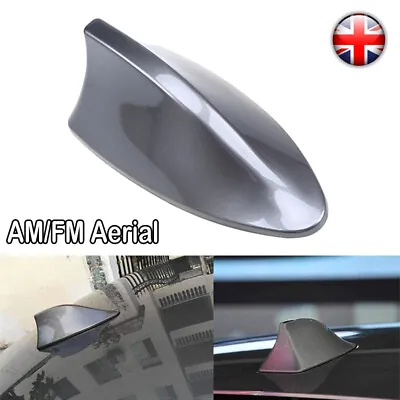 £7.69 • Buy Grey Car Auto Shark Fin Roof Antenna Aerial FM/AM Radio Signal Universal For BMW