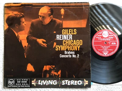 £2.99 • Buy Brahms - Concerto No.2 - Gilels - RCA Living Stereo LP - SB-2032 Ed.1