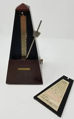 Seth Thomas Metronome De Maelzel Vintage Works Great E899-575 ISS-3 Excellent  • $99.98