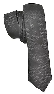 Designer Grey🥇Designer Calvin Klein Mens Slim Necktie 2  Silk Moire • $19.98