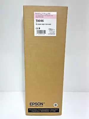 EXPIRED FEBRUARY 2020 - Epson Light Magenta Ink T8046 Genuine 700ML Sealed • $149.98