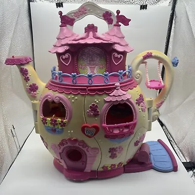 MY LITTLE PONY 2006 Tea Pot Palace Ponyville House With Ponies • £20