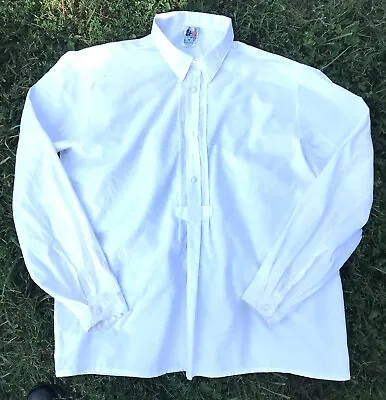 Mens XL White Dress Shirt For Civil War Re-Enacting Costume Drama From Germany • $40