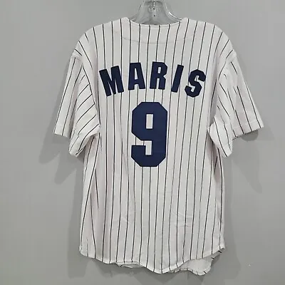 Rare Vintage Starter New York Yankees  Roger Maris 9 Throwback Jersey Mens M • $74.99