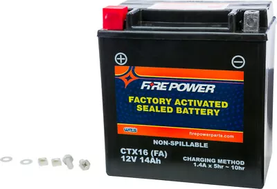 Kawasaki 1999-01 Vulcan 1500 Nomad FirePower Factory Activated Battery CTX16-BS • $80.95