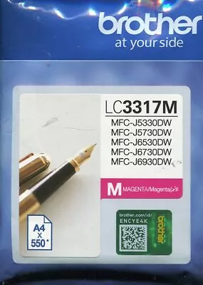 Brother LC-3317 Magenta Ink NEW Genuine MFC-J5330DW MFC-J5730DW • $37