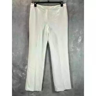 KASPER Women's Vanilla Ice Mid-Rise Straight-Leg Modern Crepe Dress Pants SZ 6 • $35