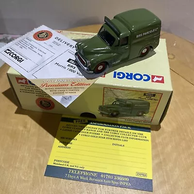 £10 • Buy Corgi Classics - Morris Minor 1000 Van - Brs - 1:43 Scale 06507
