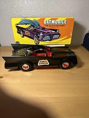 Vintage 1974 Mego Batman Batmobile For 8  Figure FC Comics W/ Box Hong Kong • $218