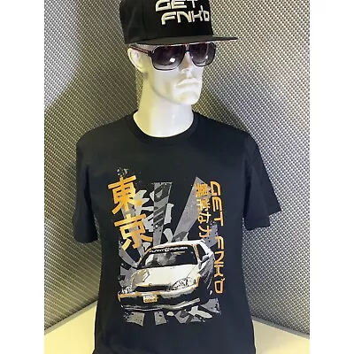 Get Fnkd Jdm Legends Ek9 Civic Type R T-shirt - Black - Honda Vtec B16b Fashion • £35