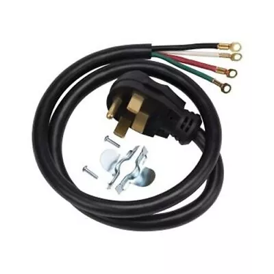 Certified Appliance Accessories 4 Ft. 4-Prong Range Power Cord - 40 Amp • $16.98