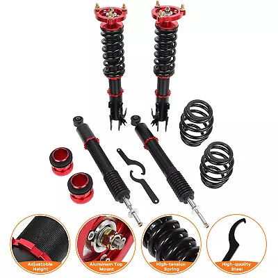 Coilovers For 2006-2011 Honda Civic MK8 8th Gen. Adj Height Red Street Springs • $236.54