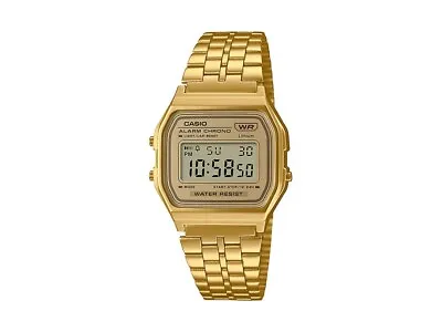 £54.90 • Buy Casio Mens Casio Vintage A158WETG-9AEF  Gold Coloured Bracelet Chrono Watch
