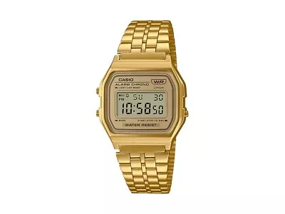 £54.90 • Buy Casio Mens Casio Vintage A158WETG-9AEF  Gold Coloured Bracelet Chrono Watch