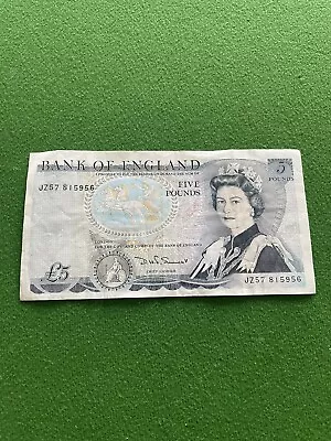 Bank Of  England Five Pound Note £5 Duke Of Wellington Somerset Uncirculated  • £8