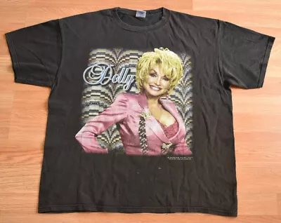 Vintage 2001 Thrashed Dolly Parton Tour Shirt Tee L Willie Nelson Country Rare • $179.99