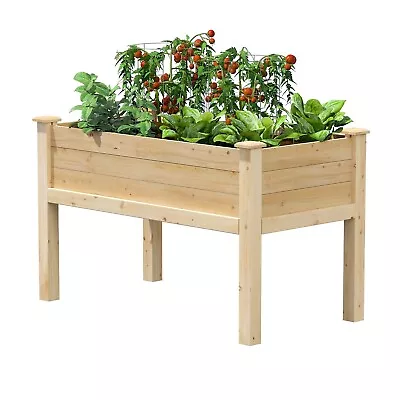 Farmhouse 24-in X 48-in X 31-in Cedar Elevated Victory Garden Bed - Made In USA • $309.26