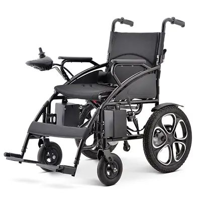 Electric Wheelchair Folding Long Range Lithium Power Motorised Foldable • $975