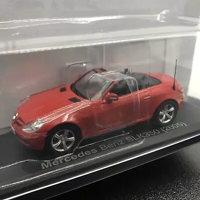 Mercedes Benz SLK350 2005 Red 1/43 Scale Box Mini Car Display Diecast Vol 258 • $33.60