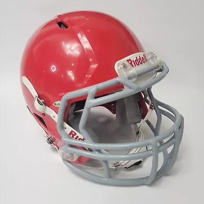 Riddell Football Helmet Youth Small Red Revolution Attack 41180 Facemask 2013 • $42.95