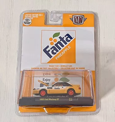 M2 Machines CHASE • Foxbody 1988 Ford Mustang GT Fanta Pineapple A14 22-09 • $24.99