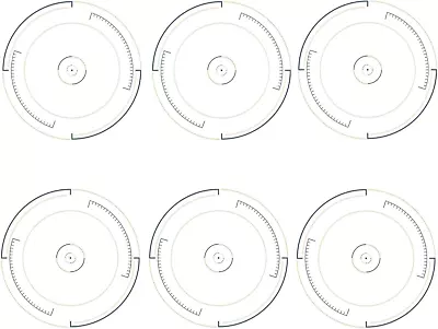 6 Pcs Objective Point Markers Compatible With Wargame Warhammer 40k Bullseye • £11.33