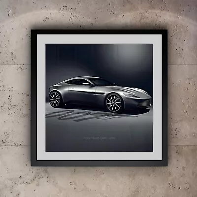 Aston Martin DB10 Car | James Bond | 007 | V8 Vantage  | Wall Art | PosterPrint • £13.99