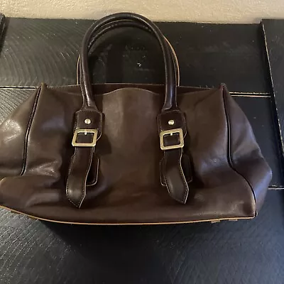 Vintage Leather HUNTER Brand Doctors Bag Style Travel Bag Or Purse • $13.99